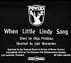 When Little Lindy Sang